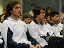 Entrega de Pabellón Nacional a la delegación de los Juegos Sudamericanos Escolares