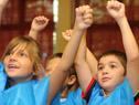 Lanzamiento del programa Verano Educativo en la escuela N.° 124 de Lezica