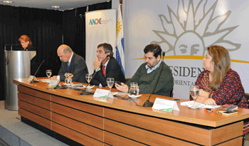Autoridades de OPP y ANDE