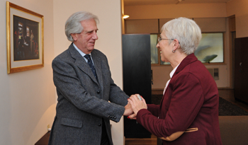 Tabaré Vázquez y Graciela Villar