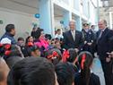 Presidente Vázquez visitó en México la escuela República Oriental del Uruguay