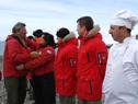 Cierre de visita de autoridades a la Base Científica Antártica Artigas