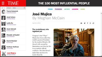 Presidente Mujica elegido entre 100 personalidades mundiales