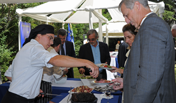 Degustación organizada por la Unión Europea