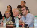 Conferencia de prensa de autoridades presentes en ciudad de Dolores