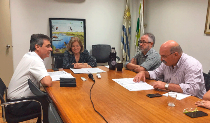 Álvaro García, Eneida de León, Salvdor Schelotto y Pedro Apezteguía