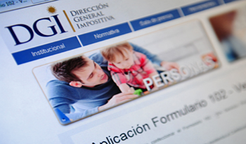 Web de la Dirección General Impositiva