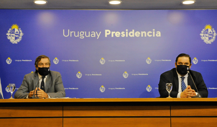 Ministro Carlos María Uriarte y subsecretario Juan Ignacio Buffa