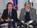 Conferencia de prensa de Ministros en Base Aérea N° 1