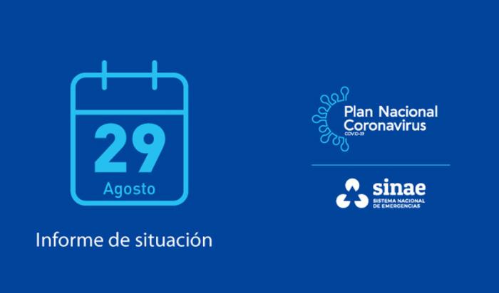 Portada del reporte diario del Sinae