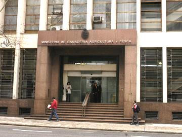 Fachada del Ministerio de Ganadería