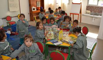 Alumnos del jardín de infantes N.228