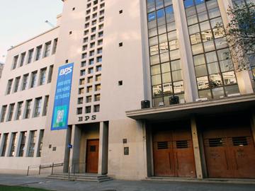 Edificio central del Banco de Previsión Social