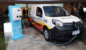 Camioneta eléctrica incorporada por UTE