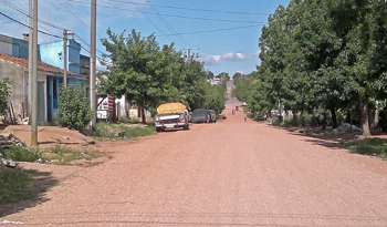 Calle de la ciudad de Treinta y Tres