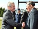Llegada del Presidente de Alemania, Joachim Gauck al Uruguay