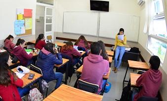 Aula del nuevo liceo de Dolores