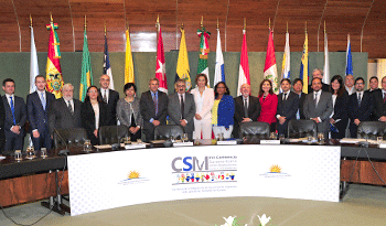 Delegados de la XVII Conferencia Suramericana sobre Migraciones
