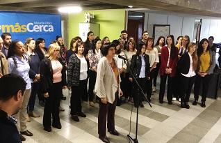 Acto de inauguración de las nuevas áreas del liceo de José Pedro Varela