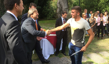 Entrega de certificación a participantes de Gol al Futuro