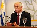 Ministro de Salud, Jorge Basso, luego del Consejo de Ministros