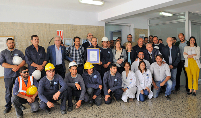 Equipo de OSE en Maldonado