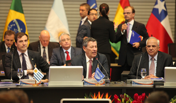 Reunión extraordinaria de cancilleres de la UNASUR. Foto: Cancillería de la UNASUR