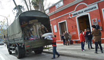 Todas las fuerzas empleadas a fondo para asistir a la población afectadas por las inundaciones