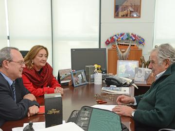 Presidente Mujica recibió al relator para la Libertad de Expresión de Naciones Unidas, Frank La Rue