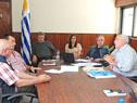 Ministro de Transporte y Obras Públicas, Víctor Rossi en la ciudad de Treinta y Tres