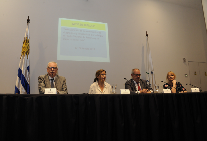 Jorge Basso, Lucía Delgado, Hugo Rodríguez y Nilza Salvo