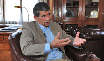 Vicepresidente en ejericio de la Presidencia, Raúl Sendic.