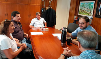 Autoridades de Soriano con representantes del Ministerio del Interior
