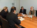 Reunión de Breccia con lideres políticos con representación parlamentaria