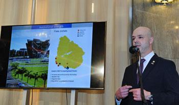 Presentación Uruguay ante delegación belga
