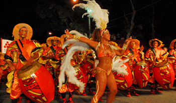 Desfile de Llamadas en Montevideo.