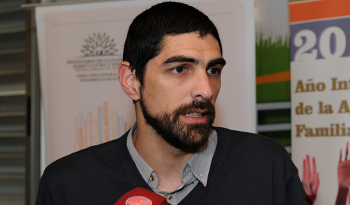 Fabián Mila, integrante de la Dirección General de Desarrollo Rural