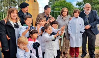 Sendic en escuela de Jaureguiberry