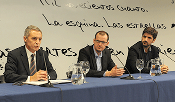 Martín Dibarboure, Guillermo Moncecchi y Santiago Soto