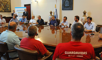 Firma del convenio entre el Ministerio de Defensa y la Intendencia de Montevideo