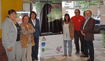 Autoridades en presentación de Centros de Escuchas