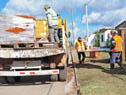 En la mañana del 27 de abril llegaron las 5.000 chapas adquiridas por Presidencia En la mañana del 27 de abril llegaron las 5.000 chapas adquiridas por Presidencia