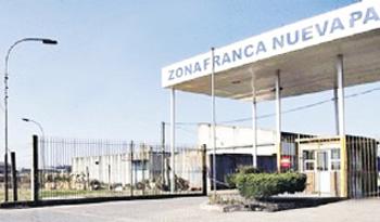 Zona Franca de Nueva Palmira, foto de archivo Zona Franca de Nueva Palmira, foto de archivo