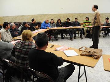 Emprendedores en un curso