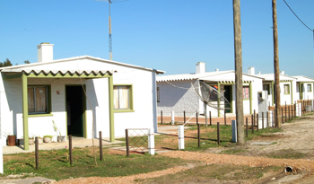 Viviendas de MEVIR en zonas rurales del país