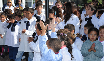 Alumnos de escuela pública