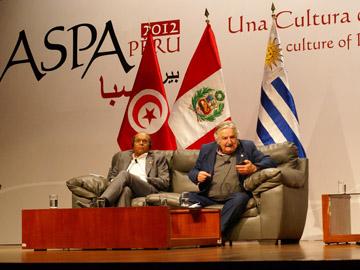 Presidentes José Mujica y Moncef Marzouki