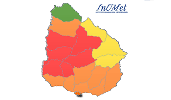 Mapa de Inumet