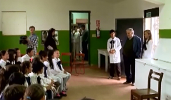 Presidente Mujica en Escuela 150, Catalunya