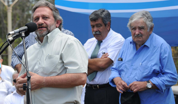 Ministro Beltrame habla en la inauguración del sistema de tratamiento y disposición final de efluentes de Maldonado y Punta del Este